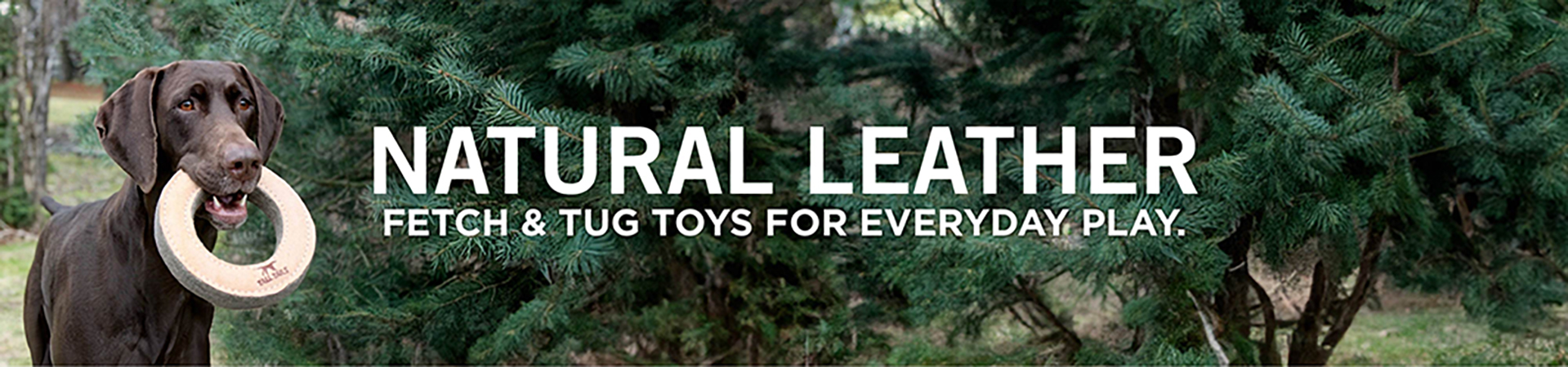 Natural Leather Dog Toys