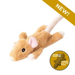 Stuffless Mouse Squeaker Dog Toy