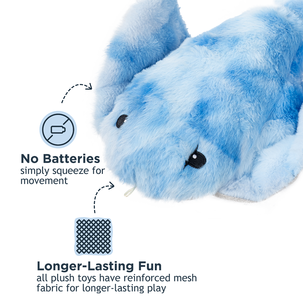 Animated Manta Ray Dog Toy - additional image