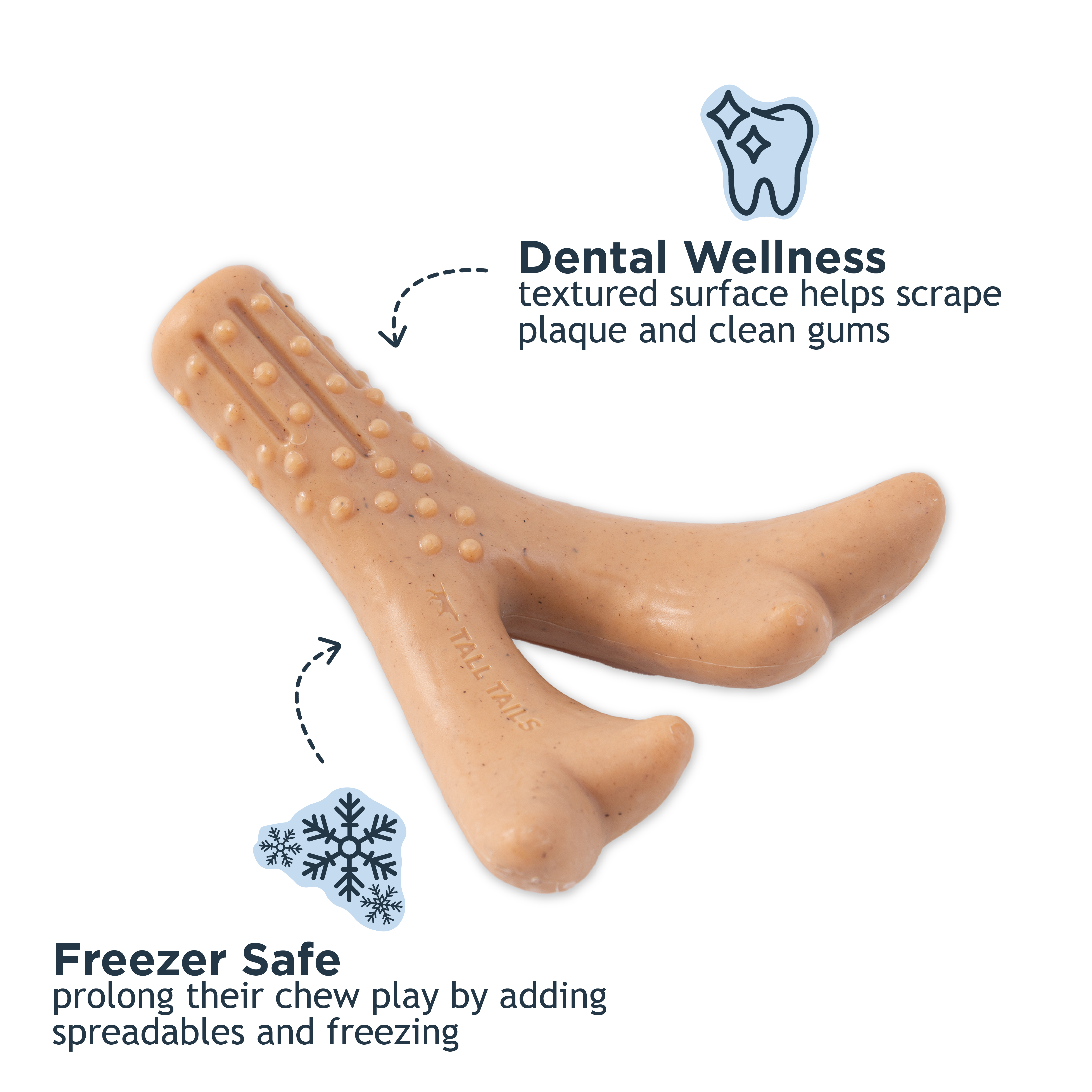 Antler Chew Dog Toy - additional image