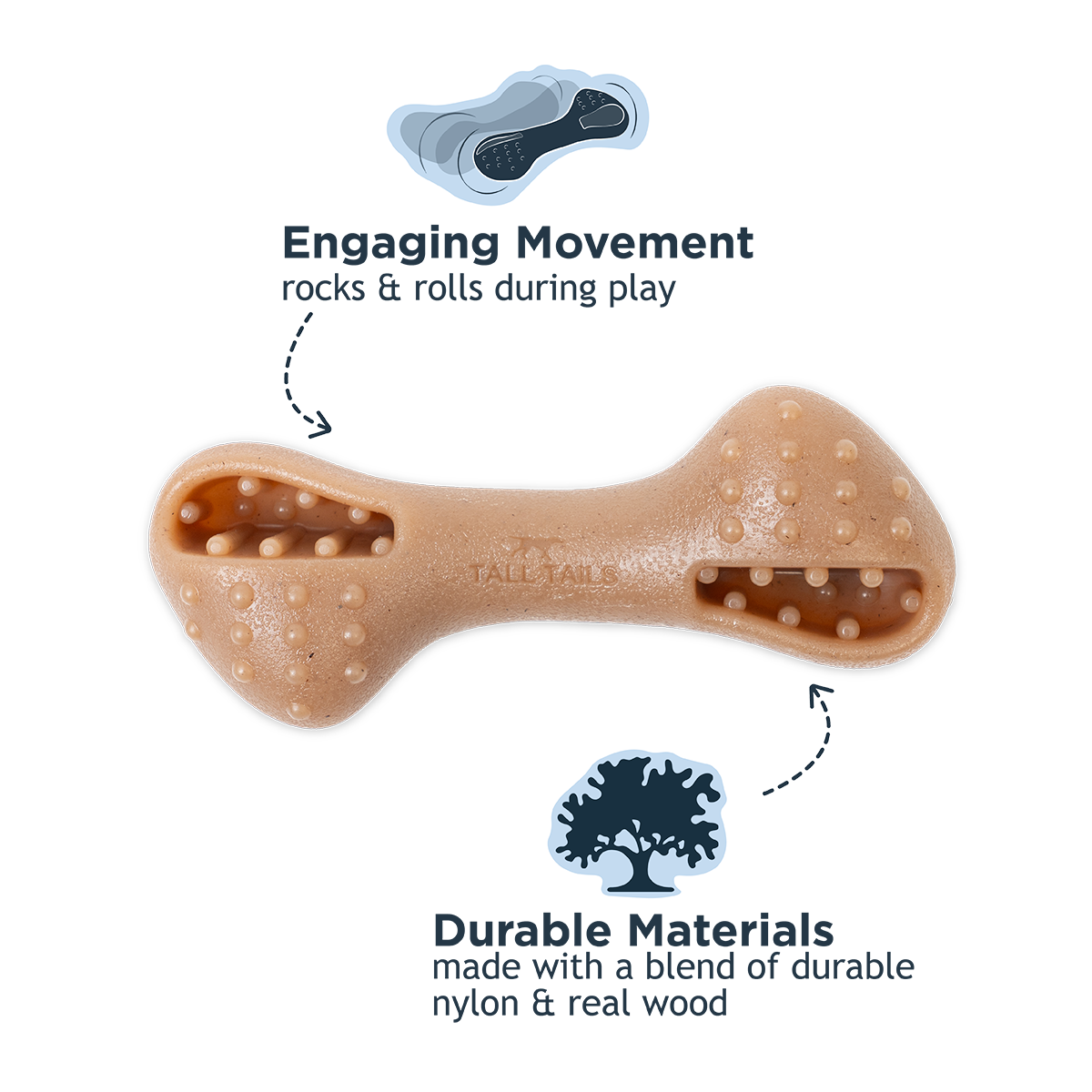 Freeze and Fill Chew Bone Dog Toy - additional image