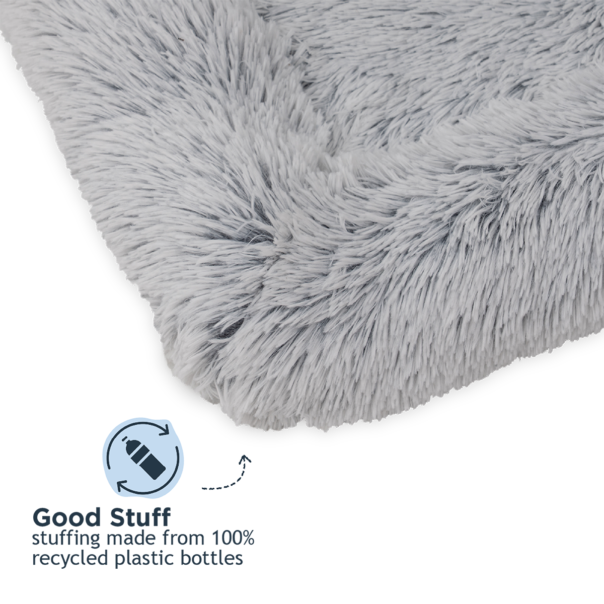 Grey Cuddle Crate Dog Bed - additional image