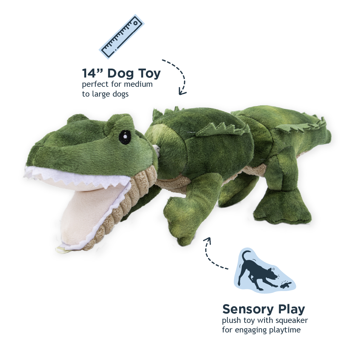 Jointed Shake Play Dog Toy - additional image