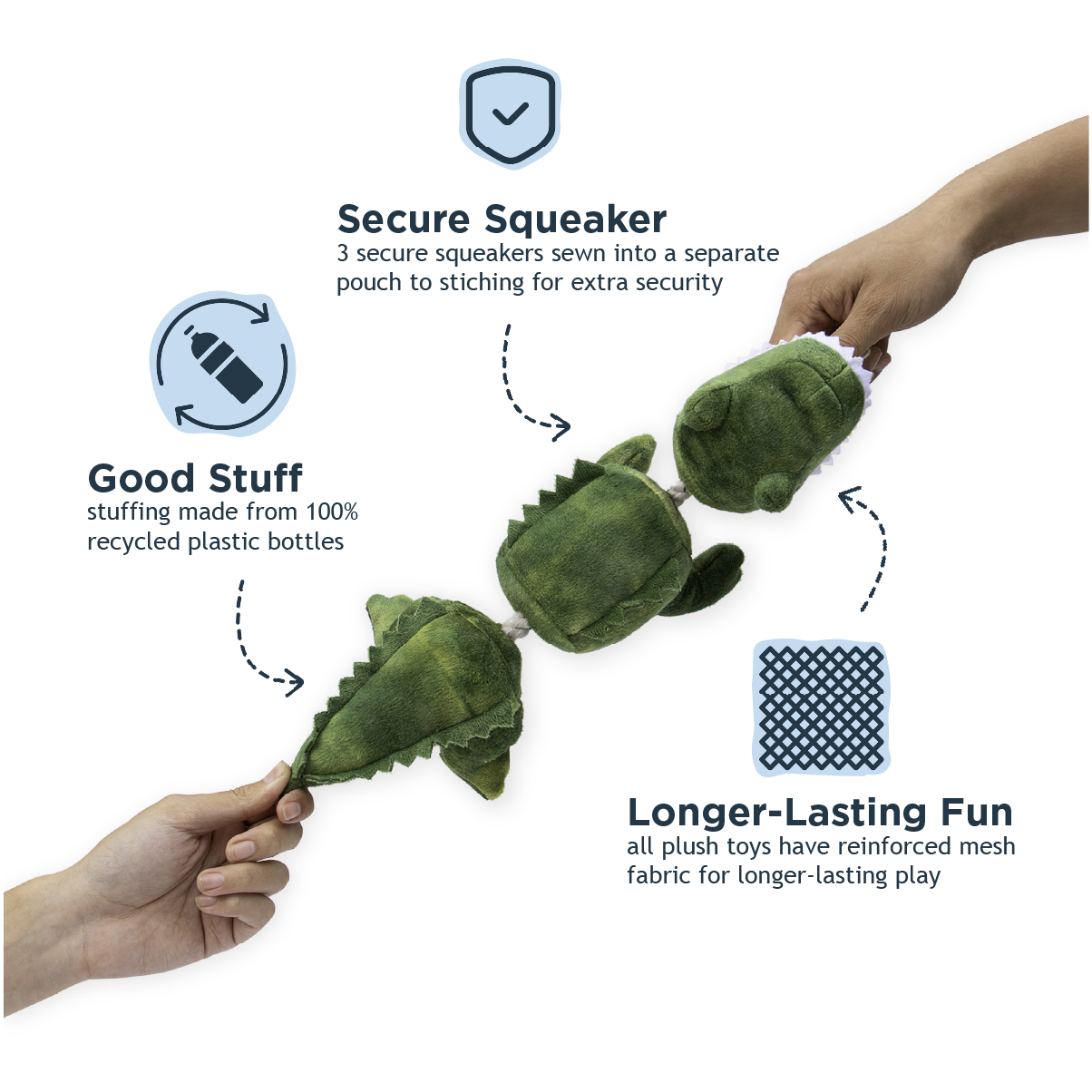 Jointed Shake Play Dog Toy - additional image