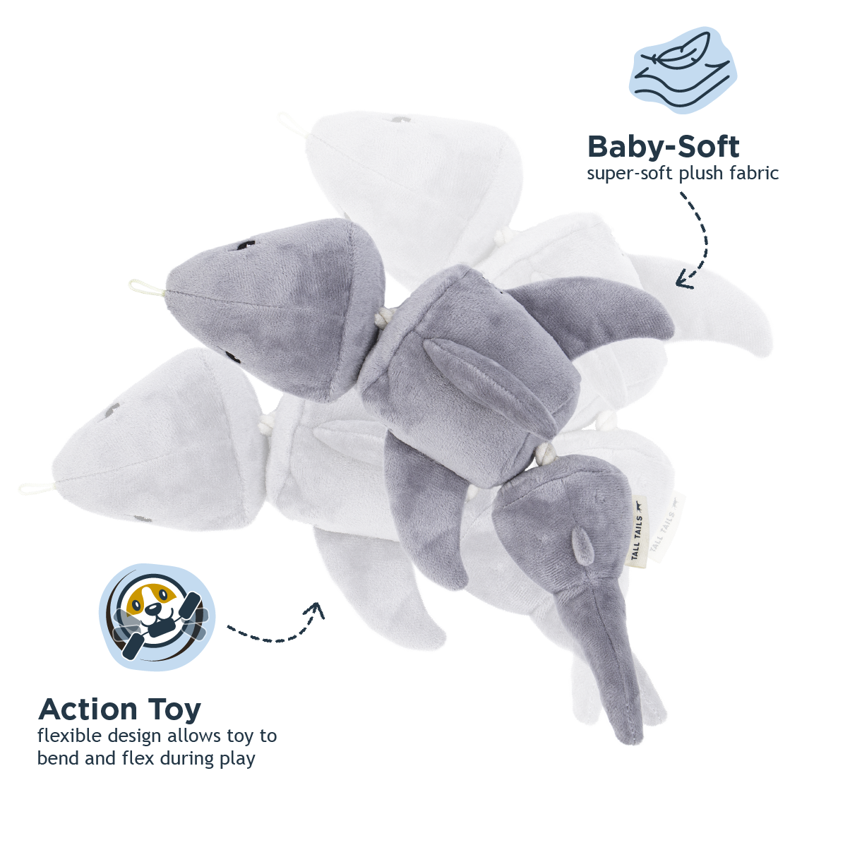 Jointed Shake Play Dog Toy - additional image