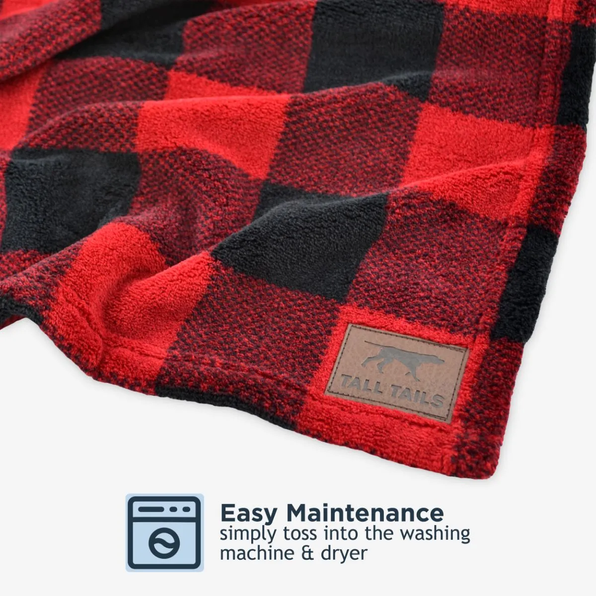 Hunter's Plaid Dog Blanket - additional image