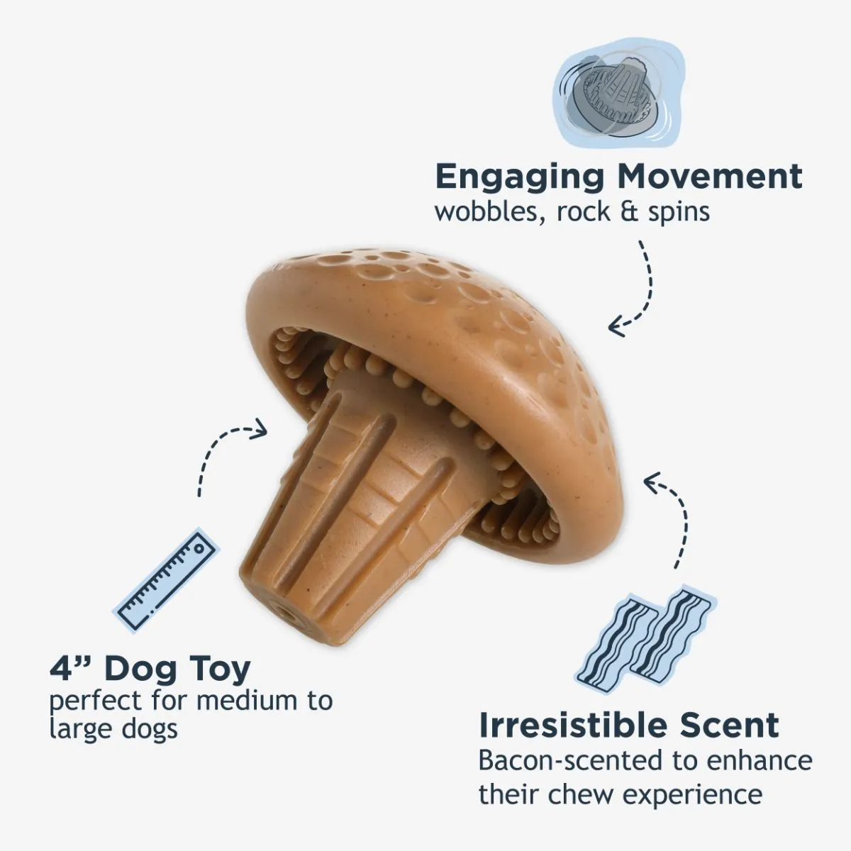 Shroom Chew Dog Toy - additional image