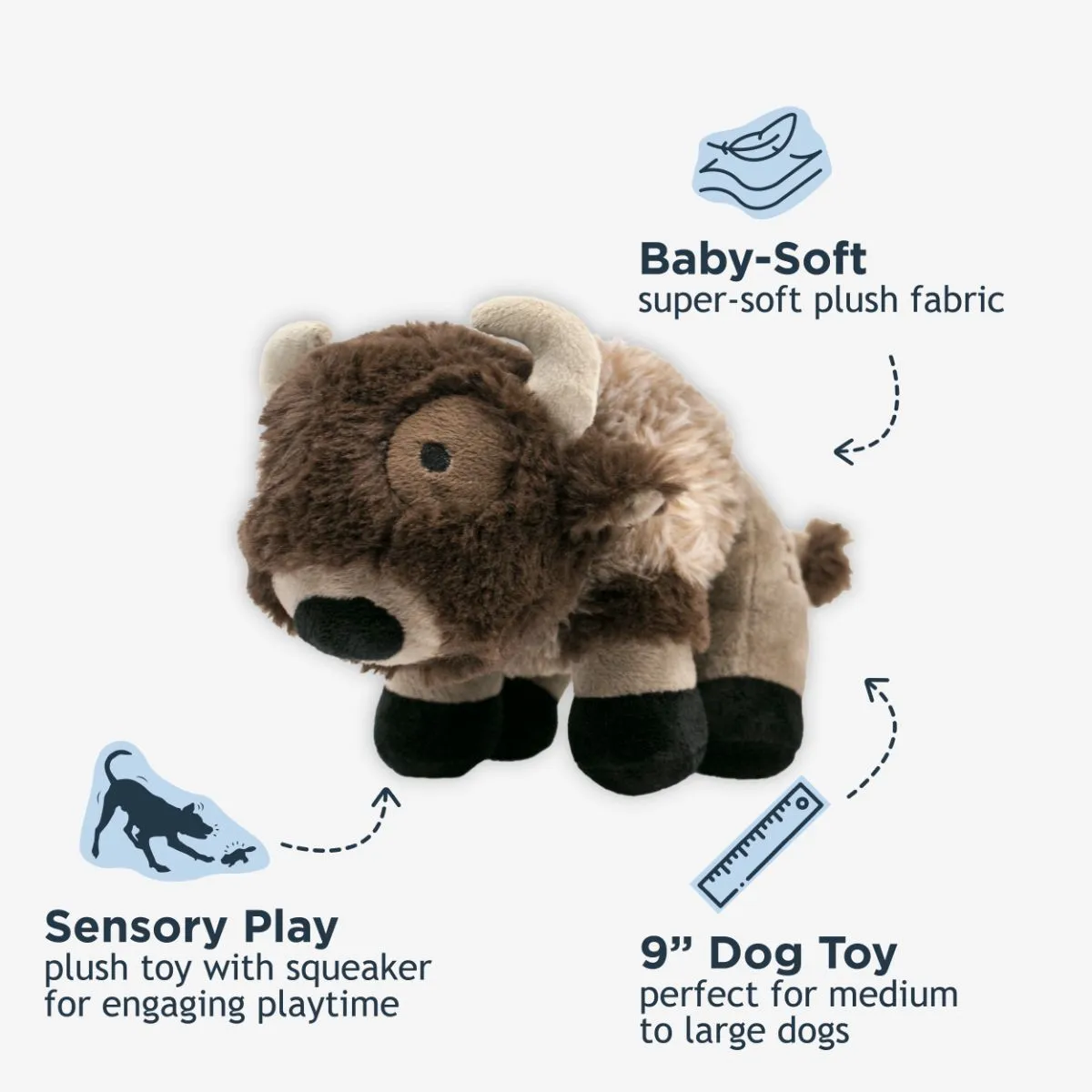 Buffalo With Squeaker - additional image