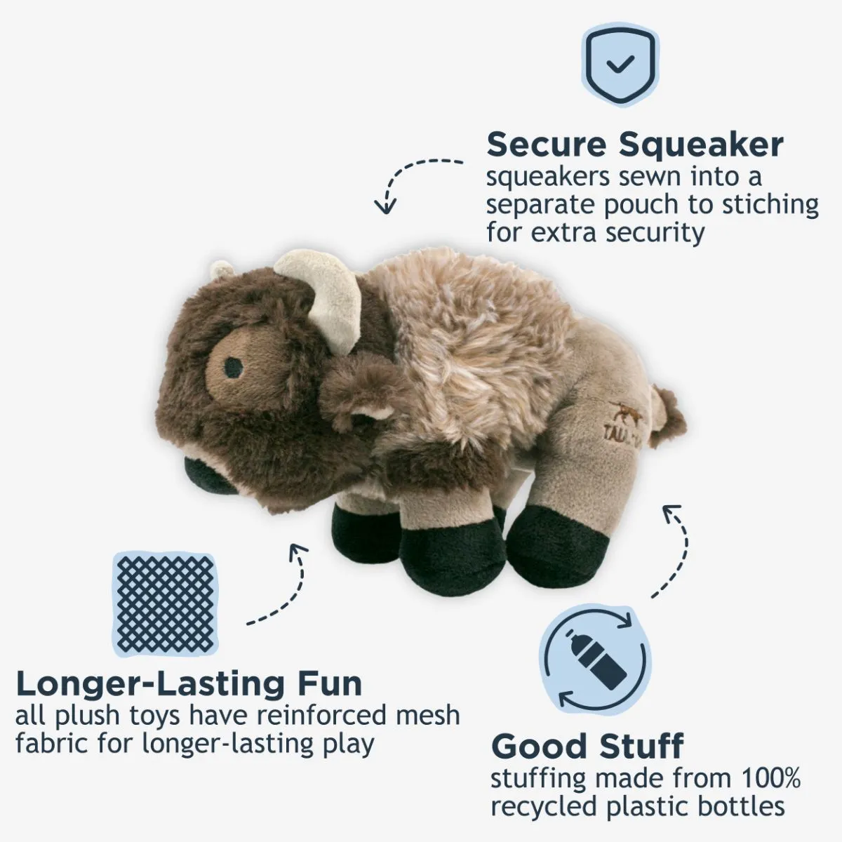 Buffalo With Squeaker - additional image