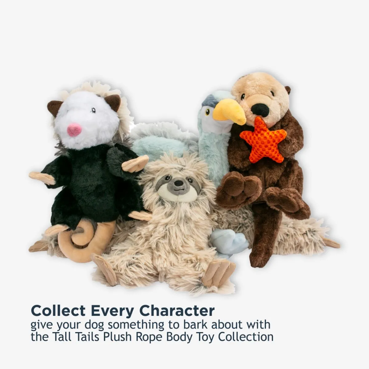 Otter Rope Body Dog Toy  - additional image