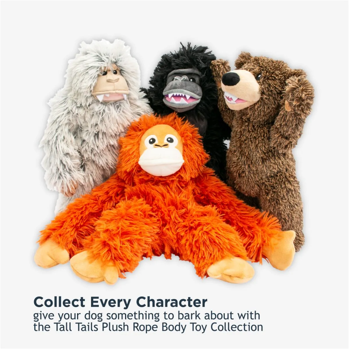 Yeti with Squeaker Dog Toy - additional image