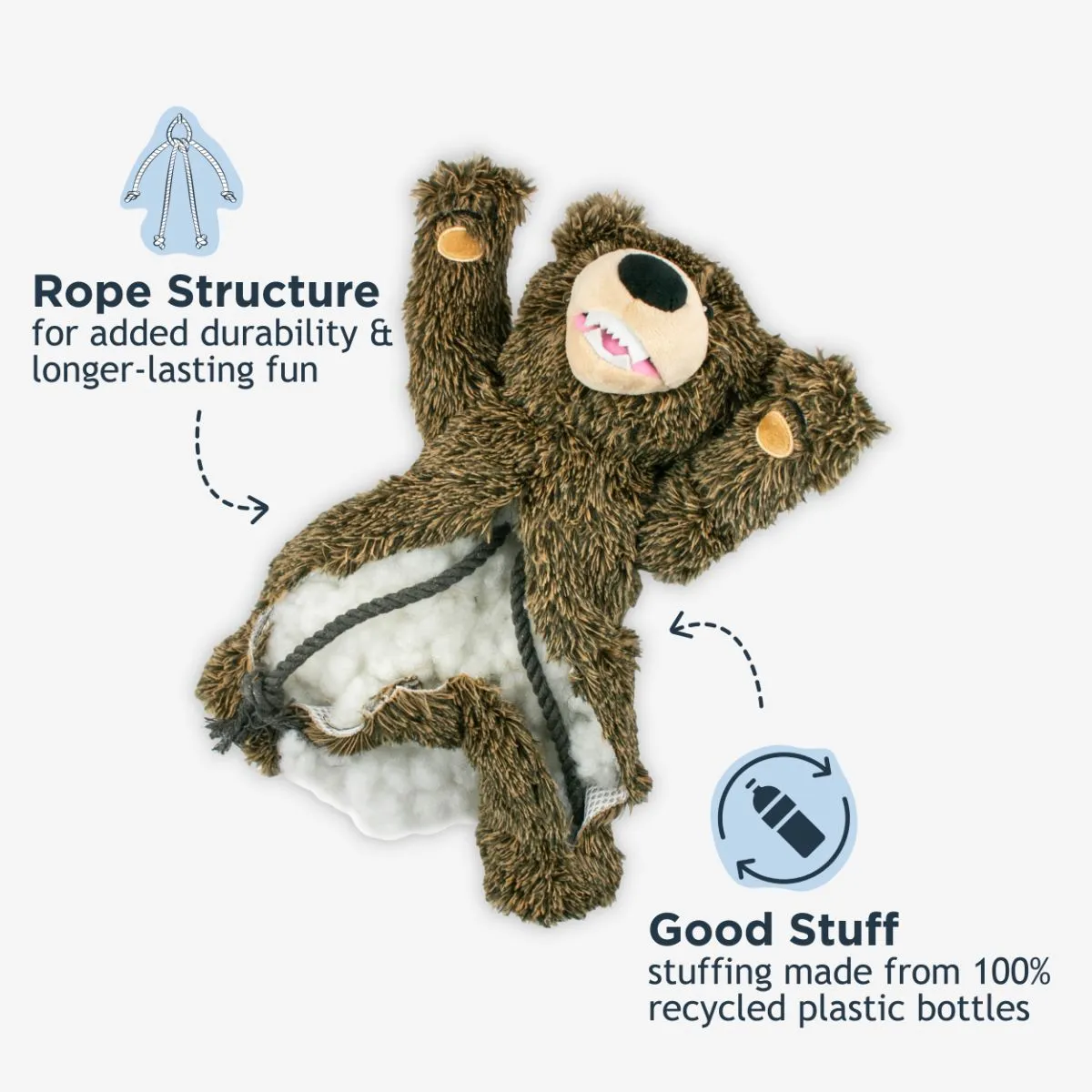 Yeti with Squeaker Dog Toy - additional image