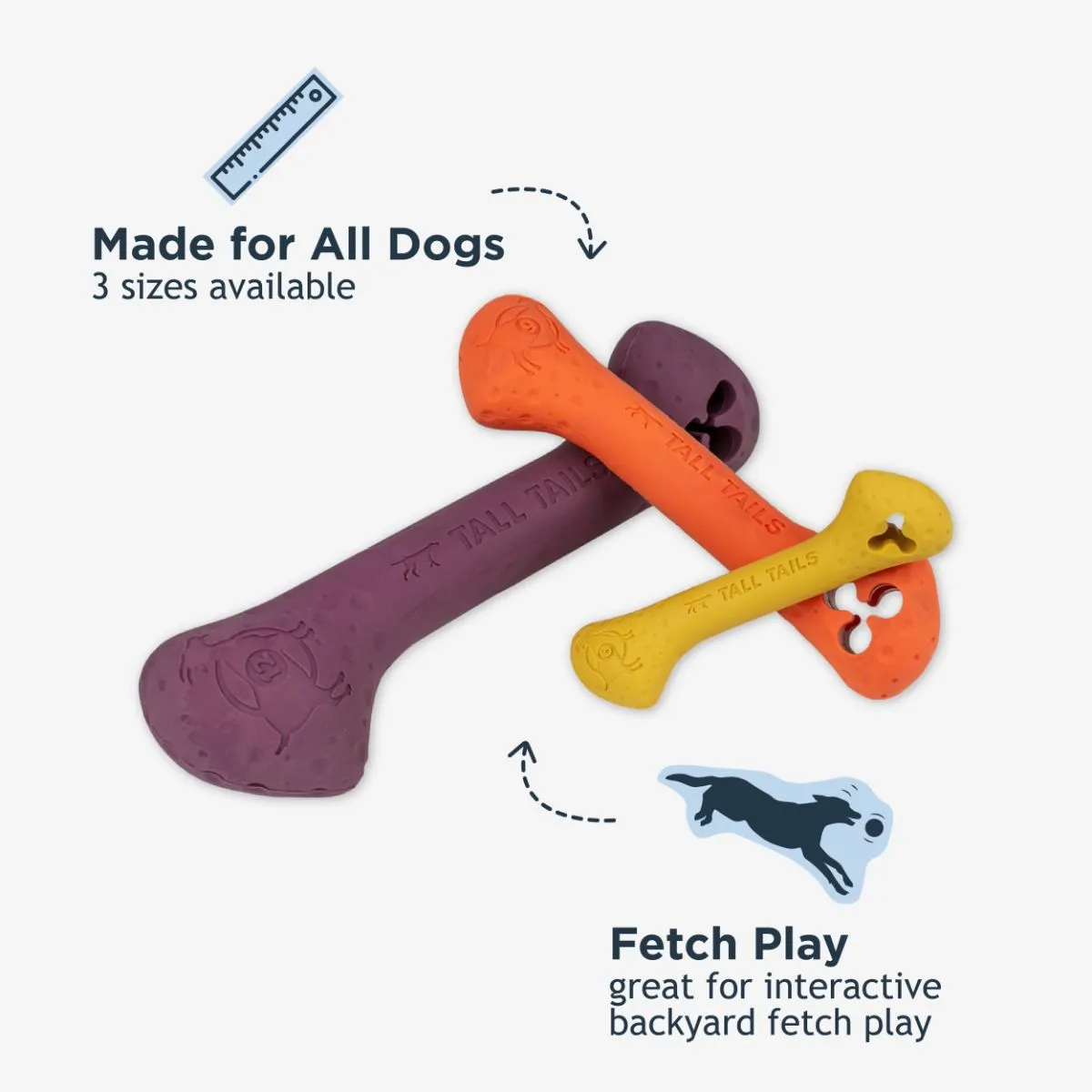 GOAT Sport Bone Dog Toy - additional image