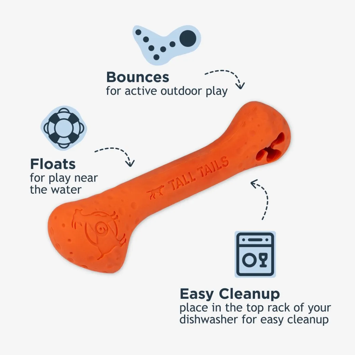 GOAT Sport Bone Dog Toy - additional image