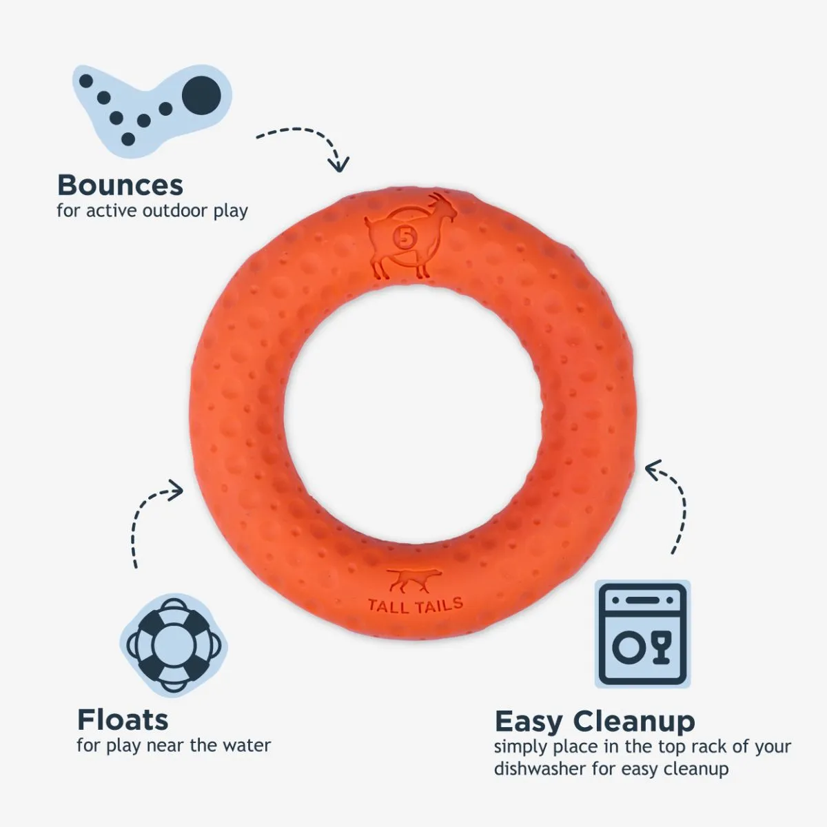 GOAT Sport Ring Dog Toy - additional image