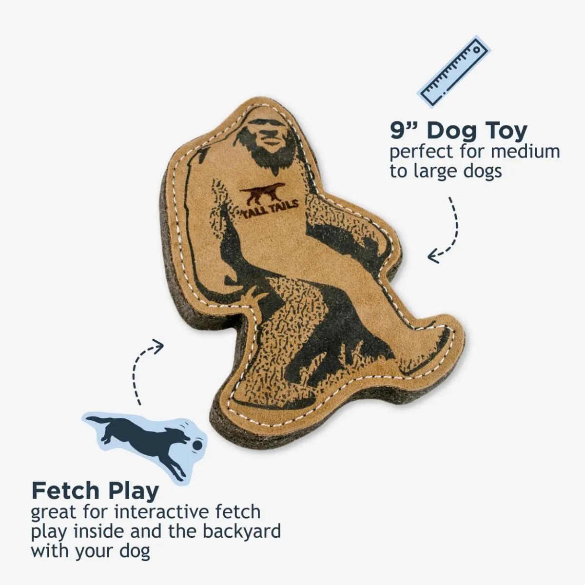 Natural Leather Big Jr. Toy - additional image