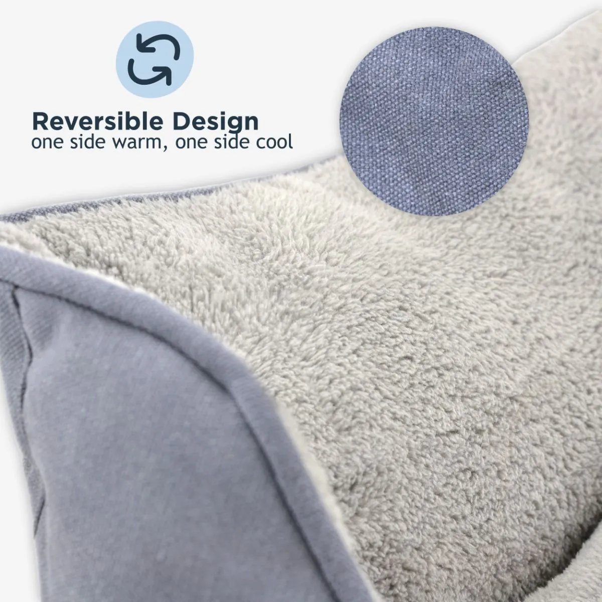 Dream Chaser Charcoal Bolster Bed - additional image