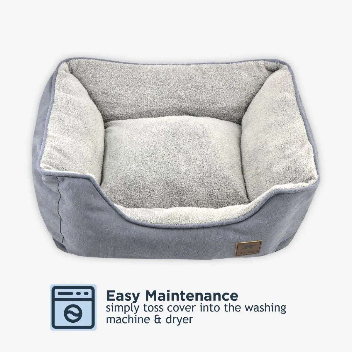 Dream Chaser Charcoal Bolster Bed - additional image