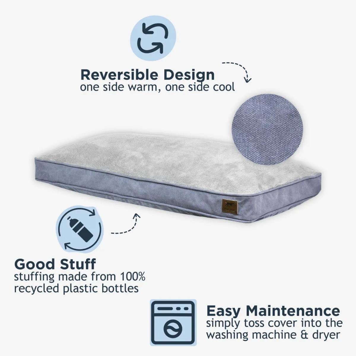 Dream Chaser Charcoal Cushion Bed - additional image